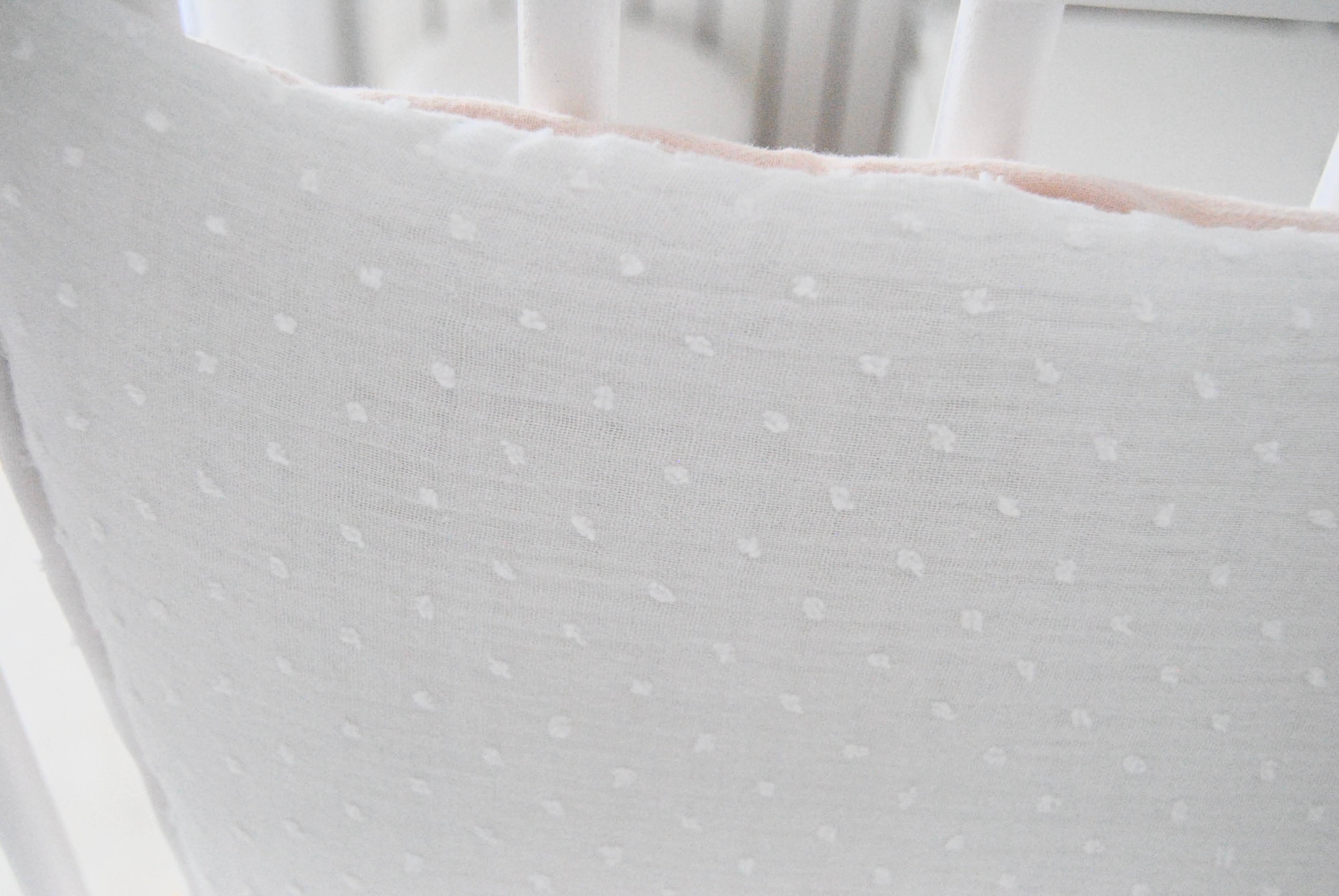 Padded Cot Bumper Lunares