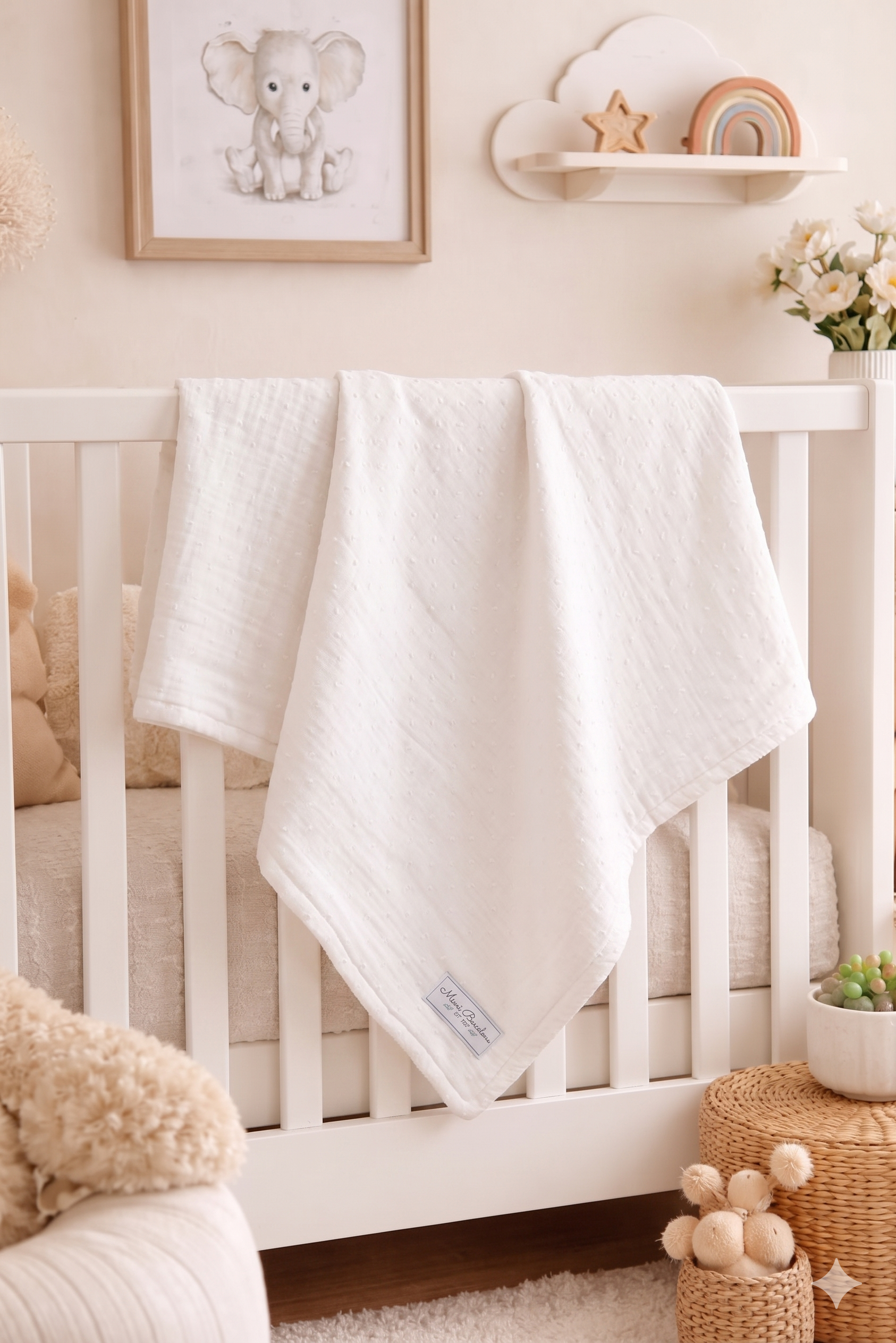 Baby Blanket Lunares