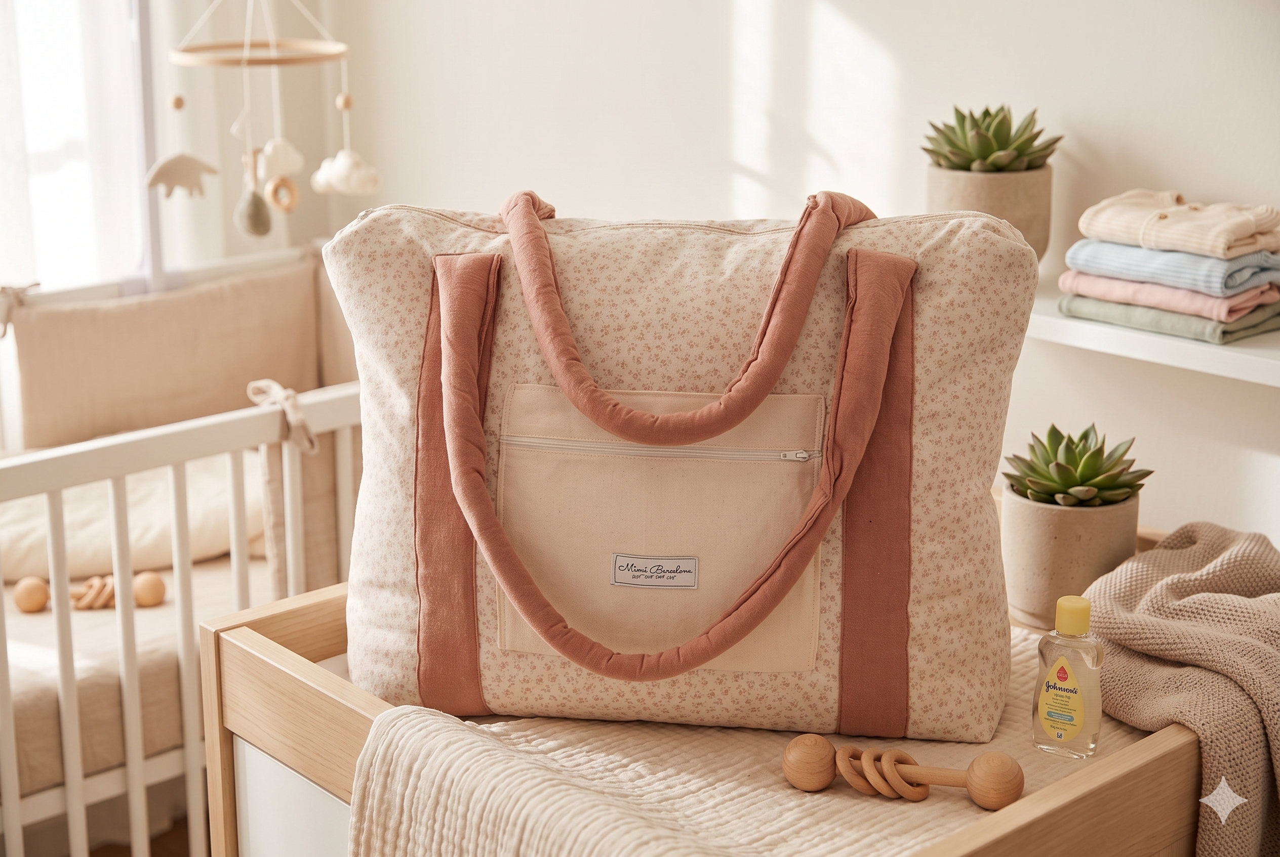 Maternity Bag Viena Pink