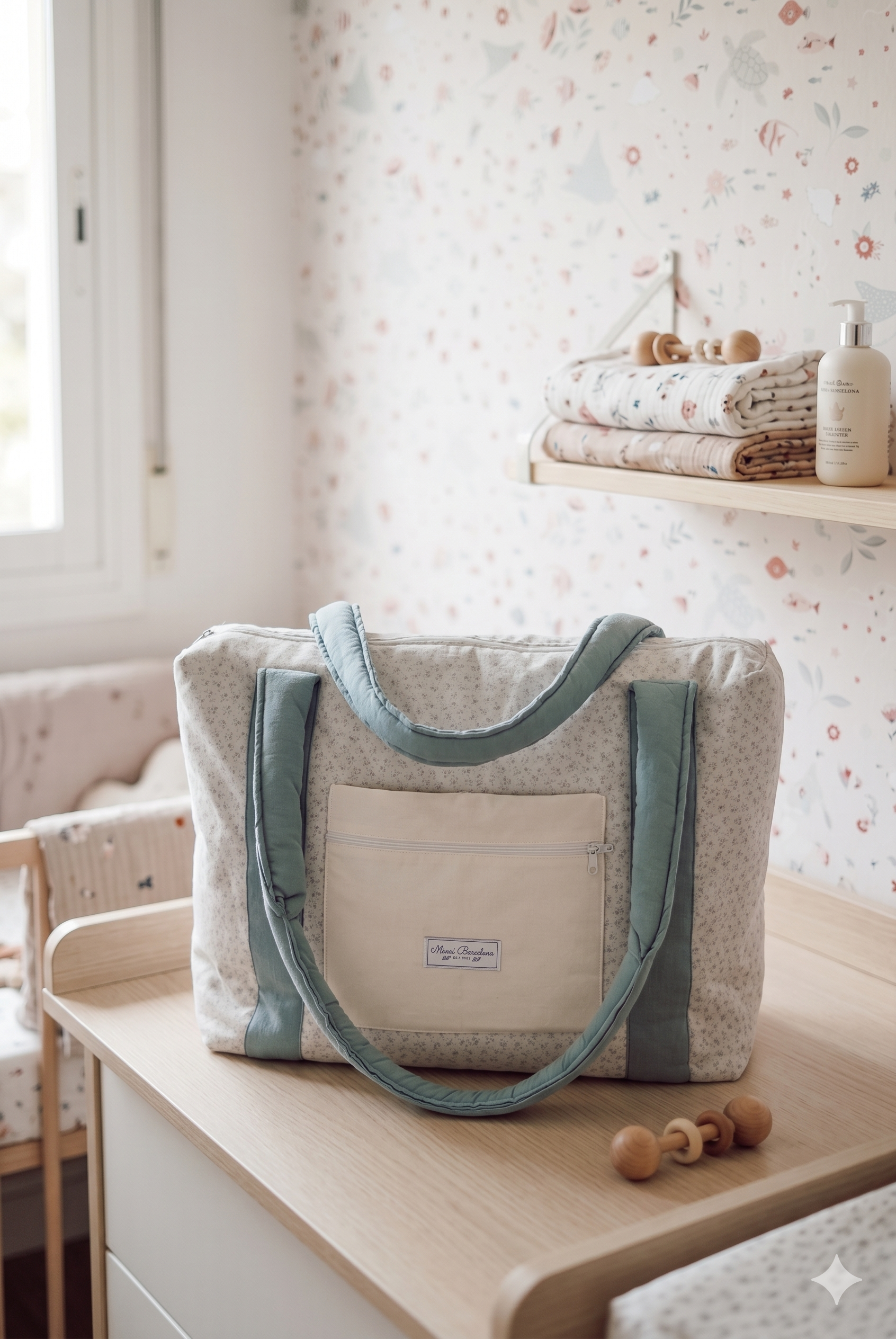 Maternity Bag Viena Blue