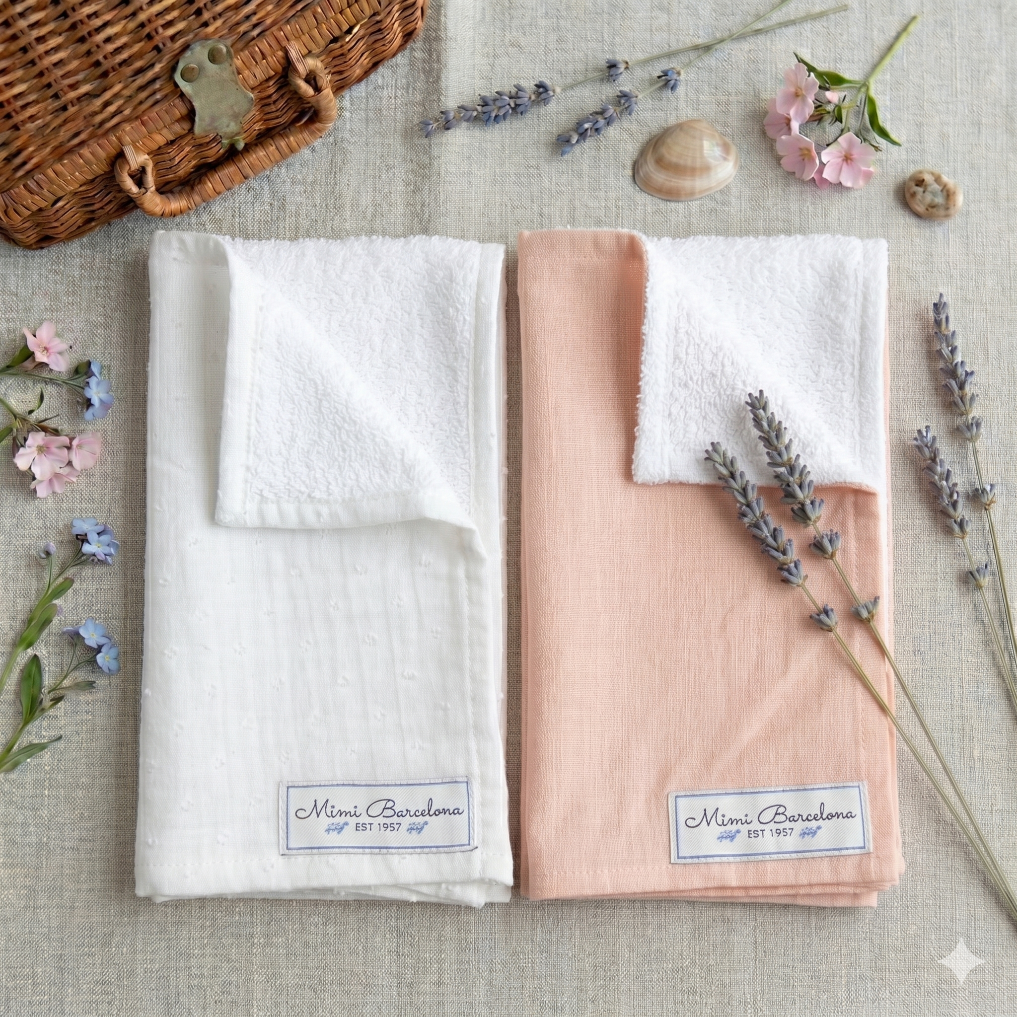Pack Baby Muslin Lunares