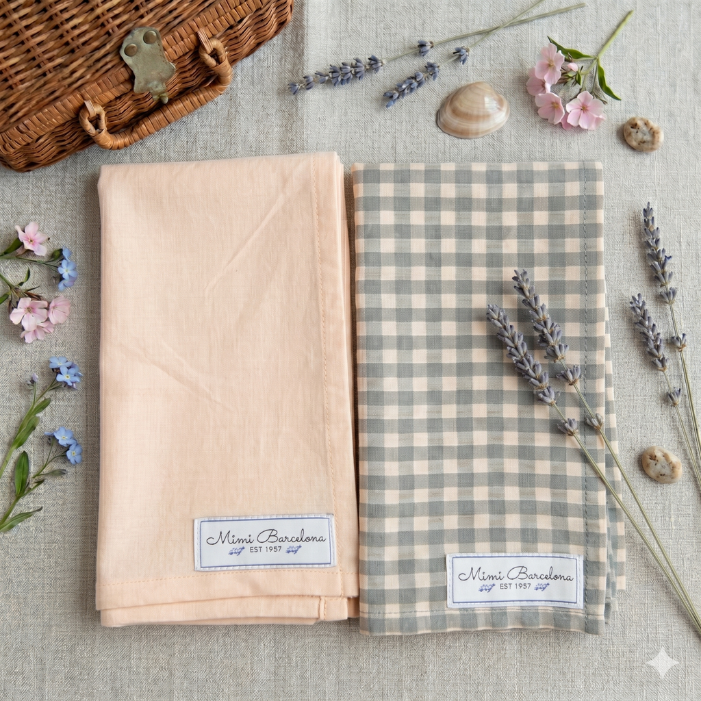 Pack Baby Muslin Vichy