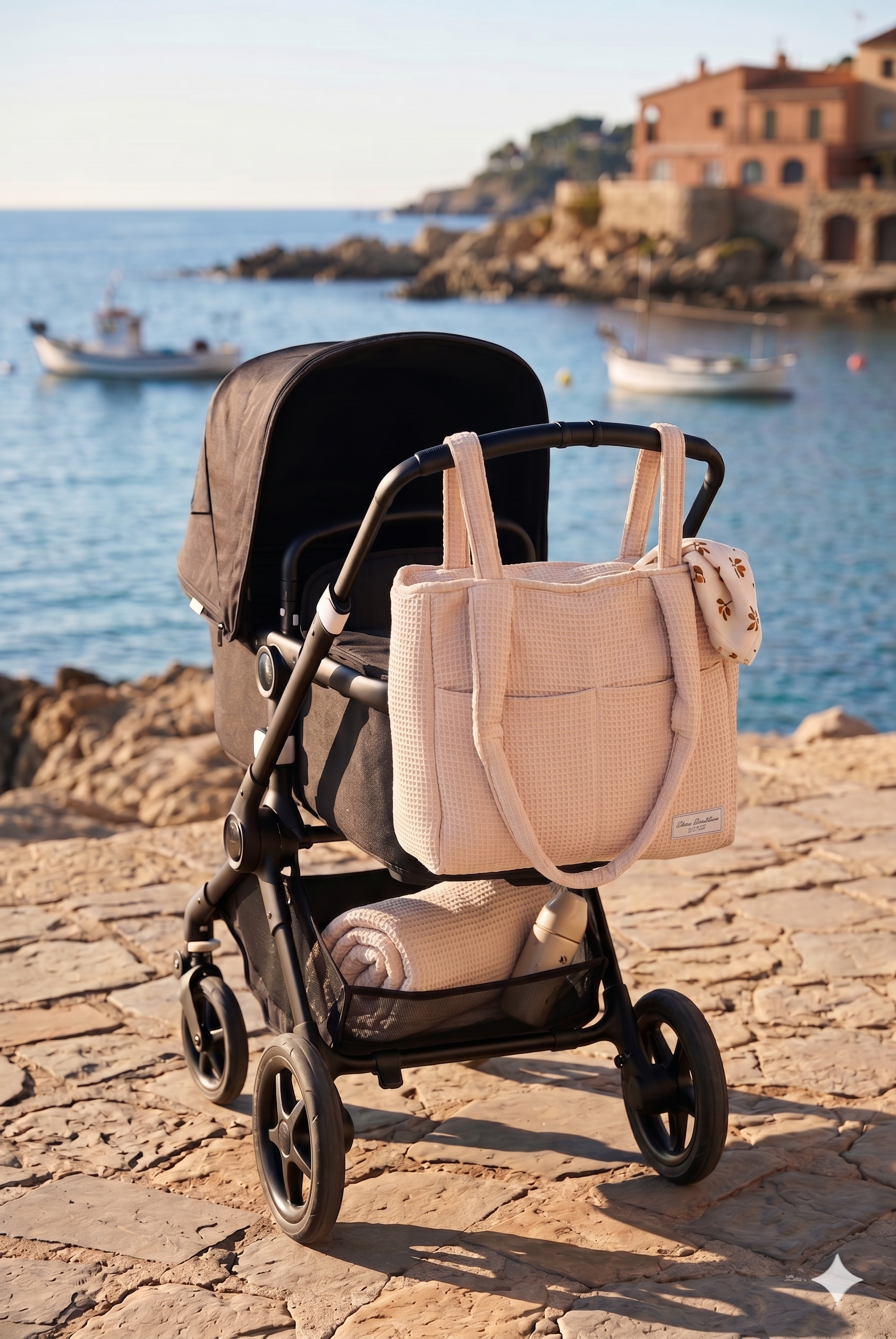 Buggy Bag Waffle Pink