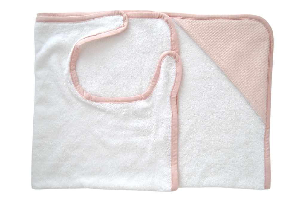Baby Towel Waffle Pink