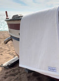 Fleece Baby Blanket White Mediterraneo