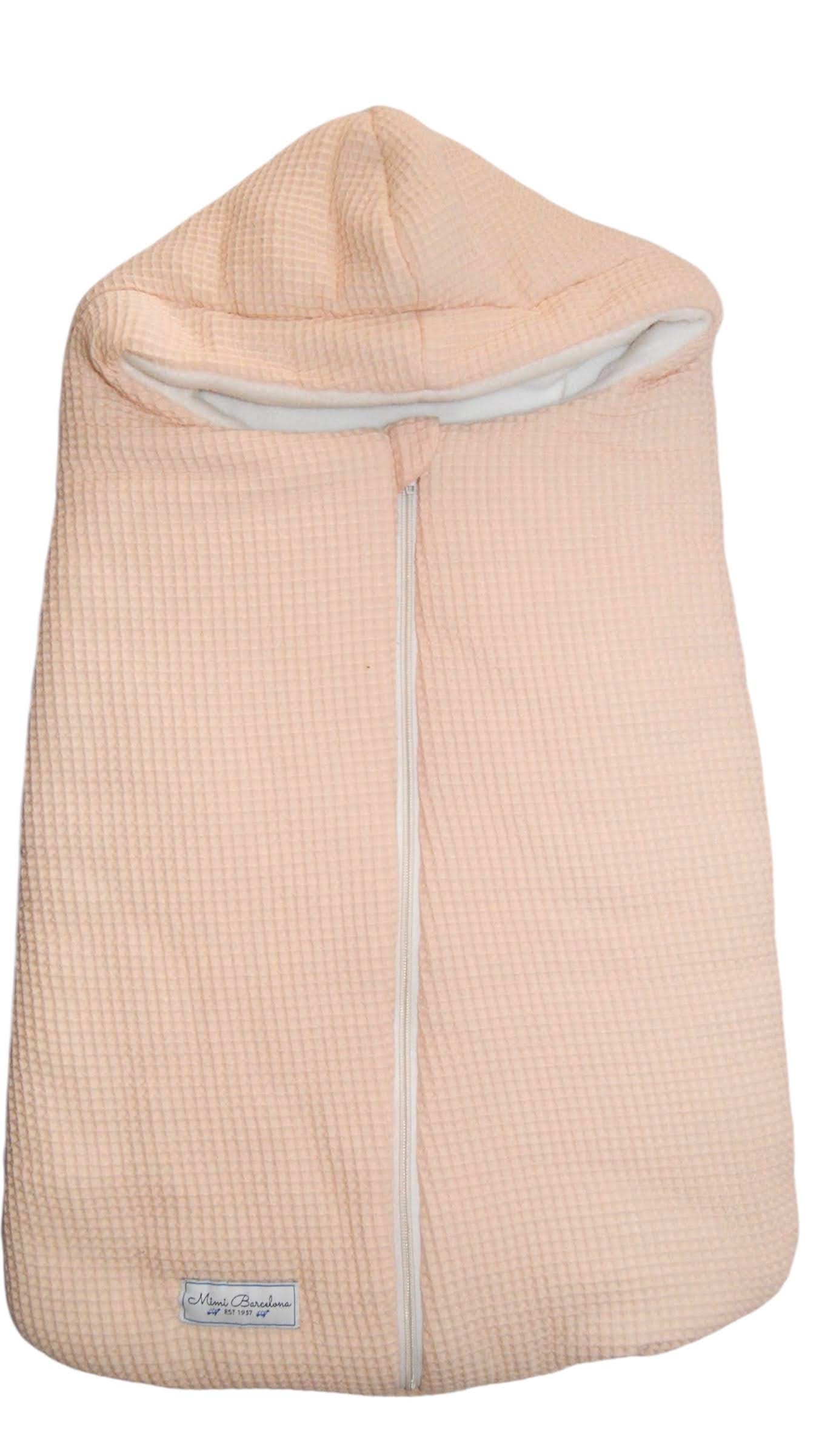 Carrycot Sleeping Bag Waffle Pink