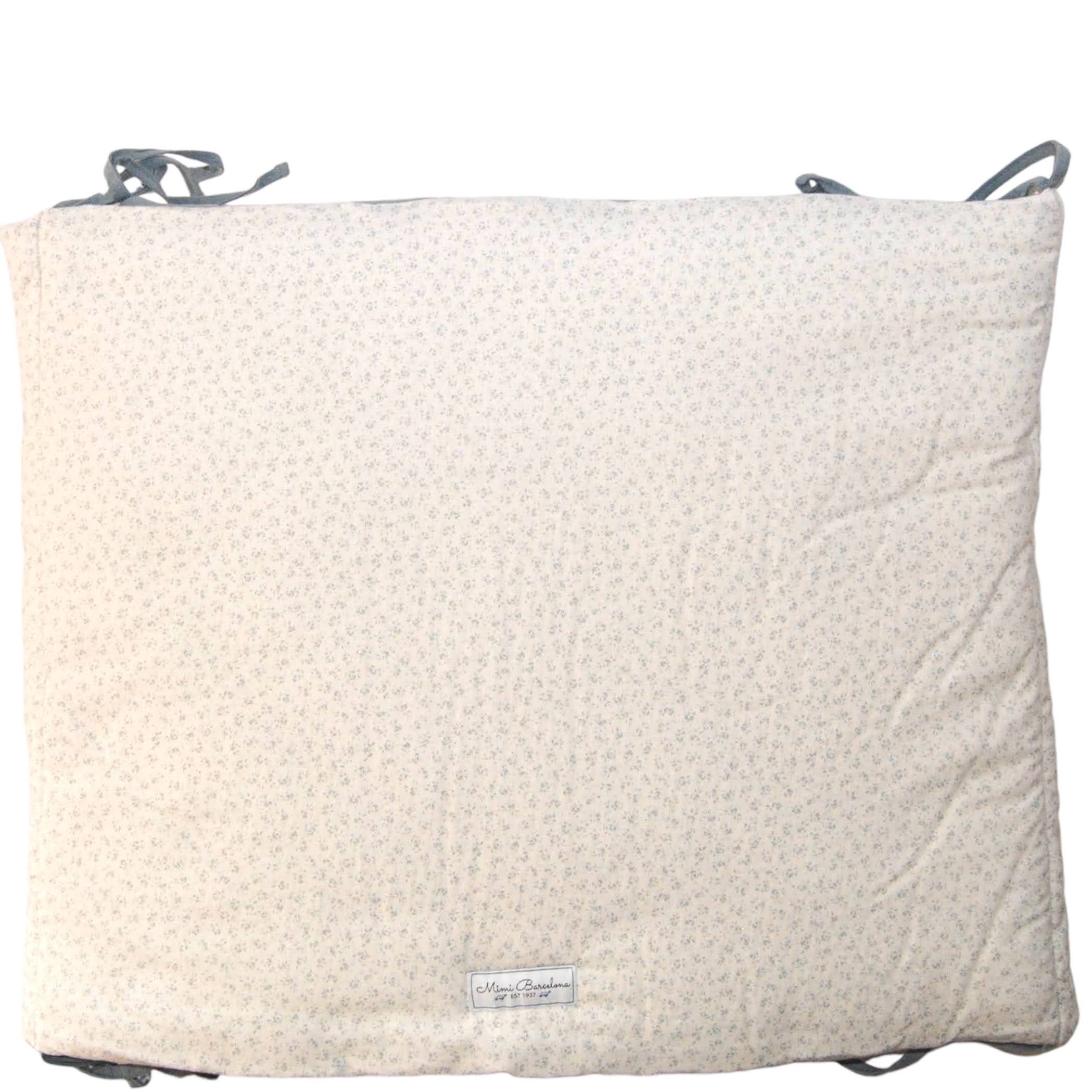 Padded Cot Bumper Viena Blue