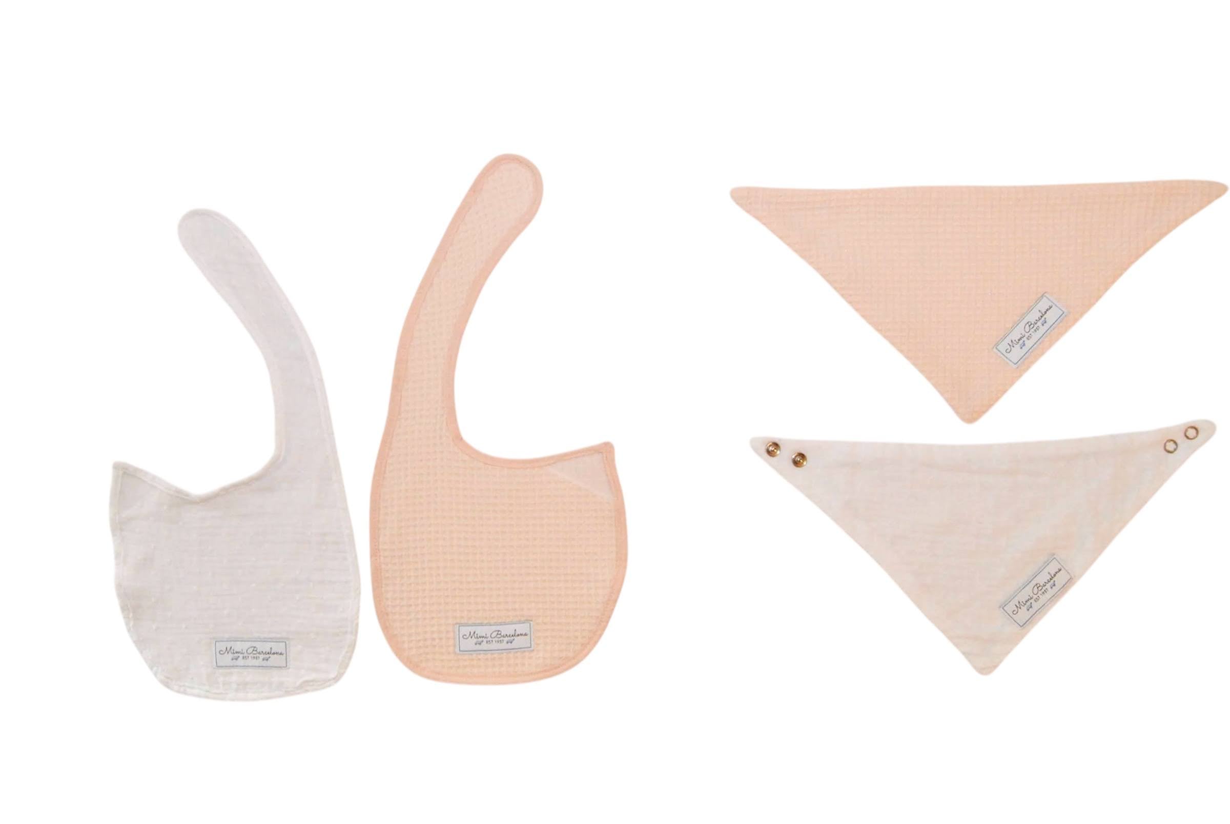 Pack Waffle Baby Bibs