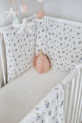 Padded Cot Bumper Mediterraneo