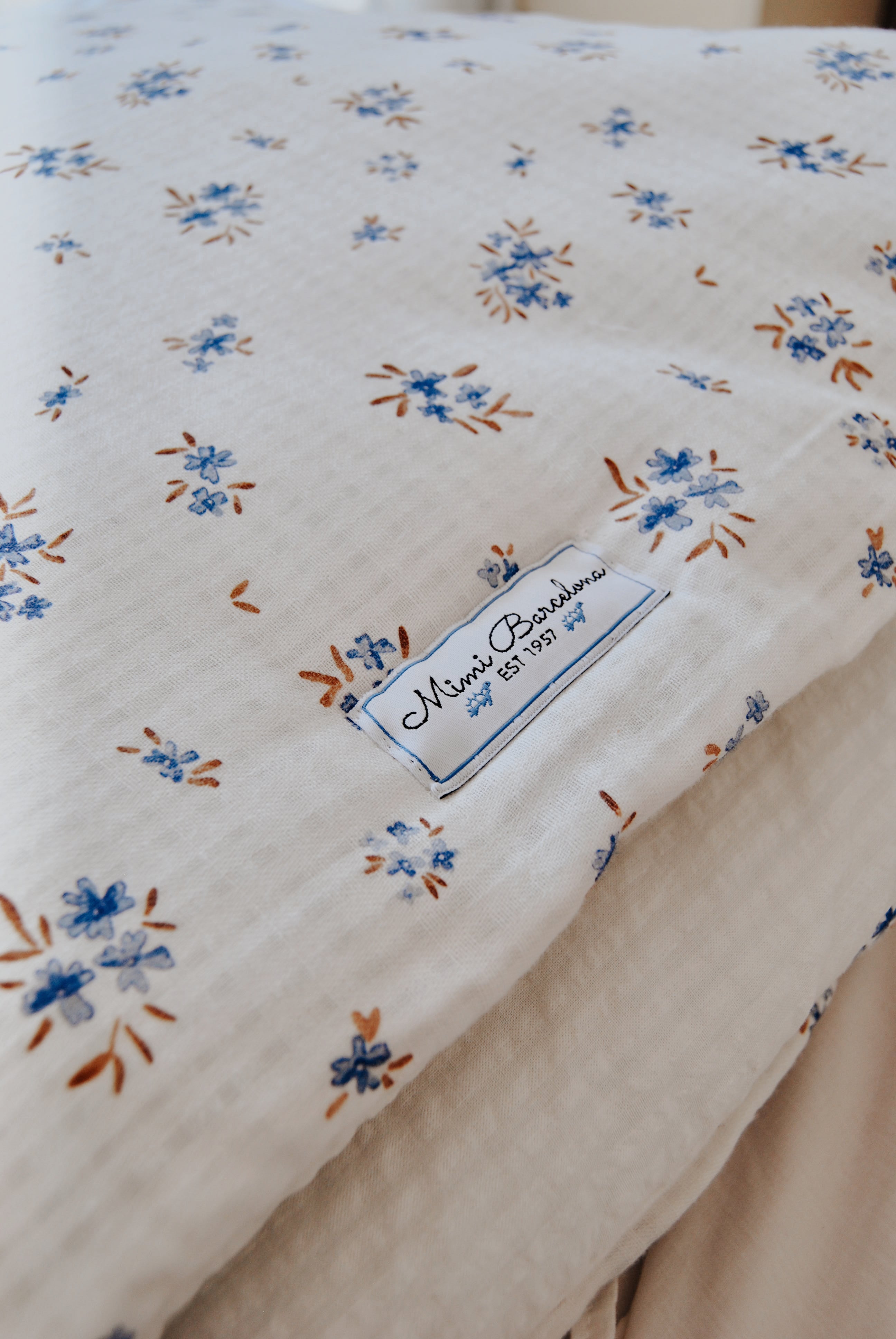 Padded Cot Bumper Mediterraneo