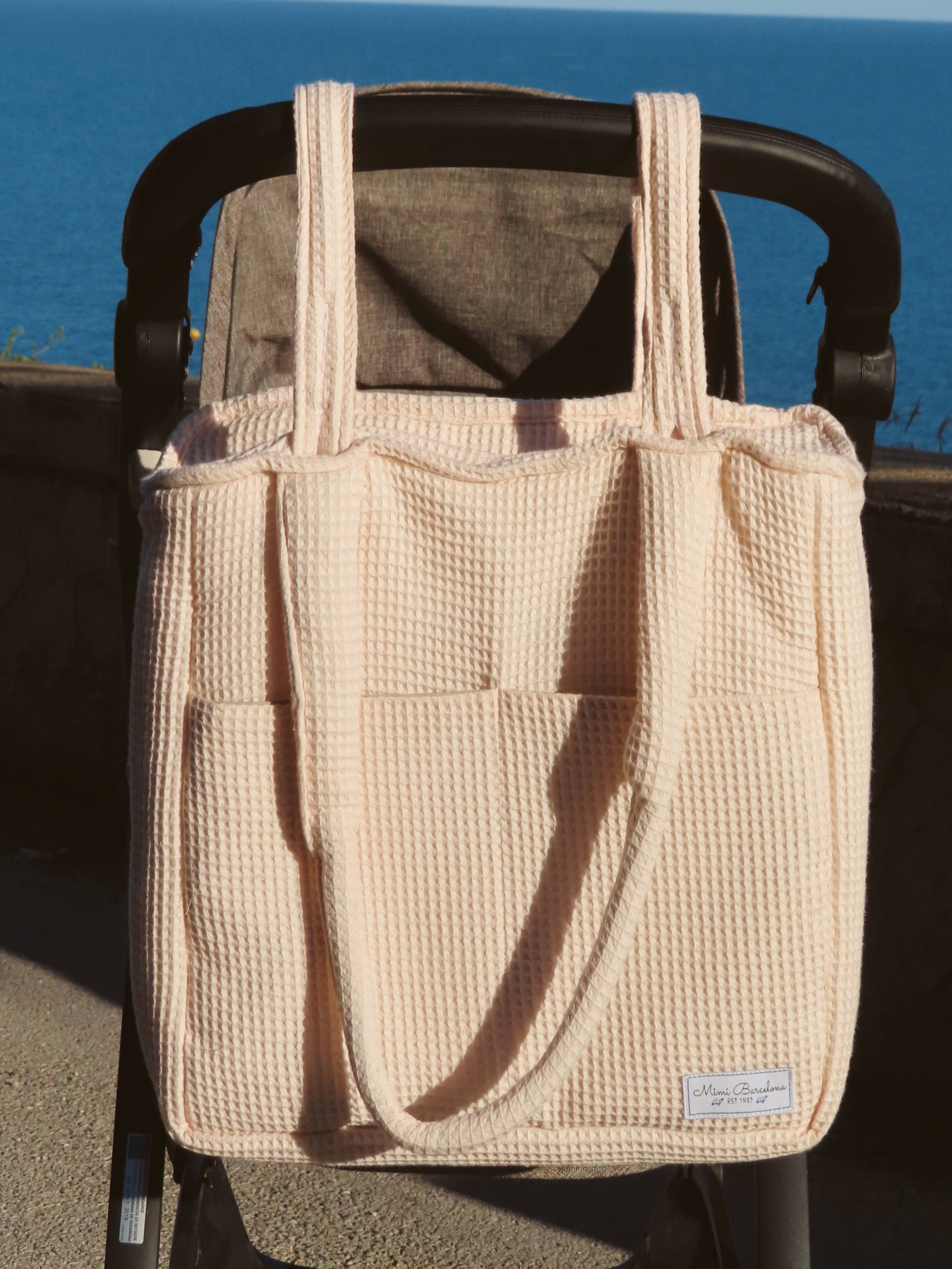 Buggy Bag Waffle Pink