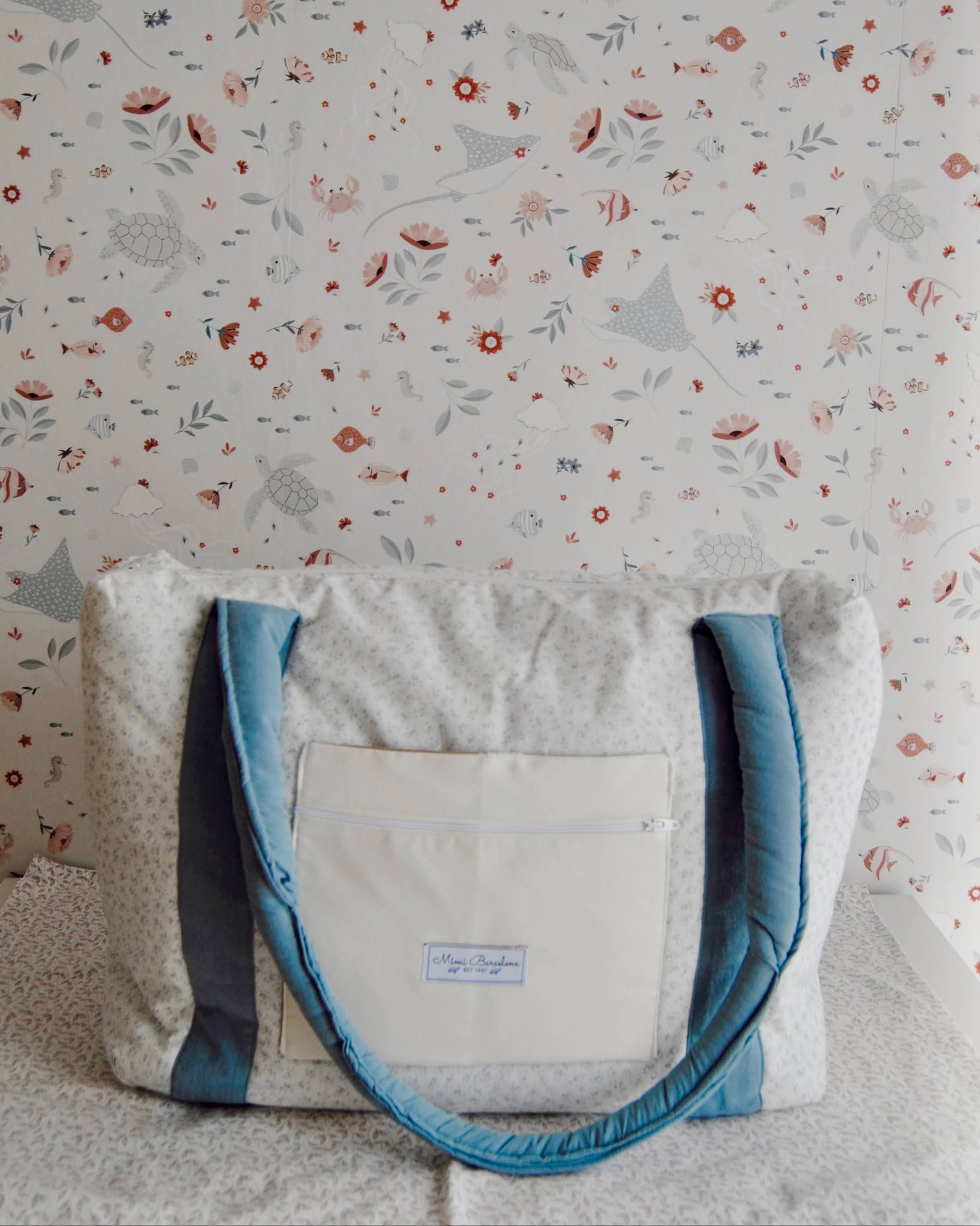 Maternity Bag Viena Blue