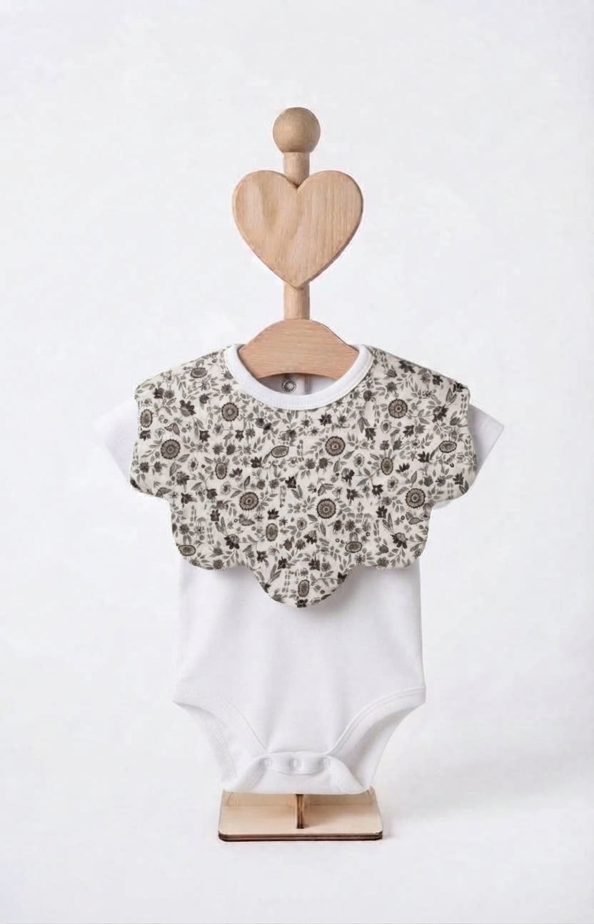 Seville Flower Baby Bib