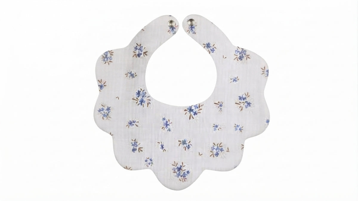 Mediterraneo Flower Baby Bib