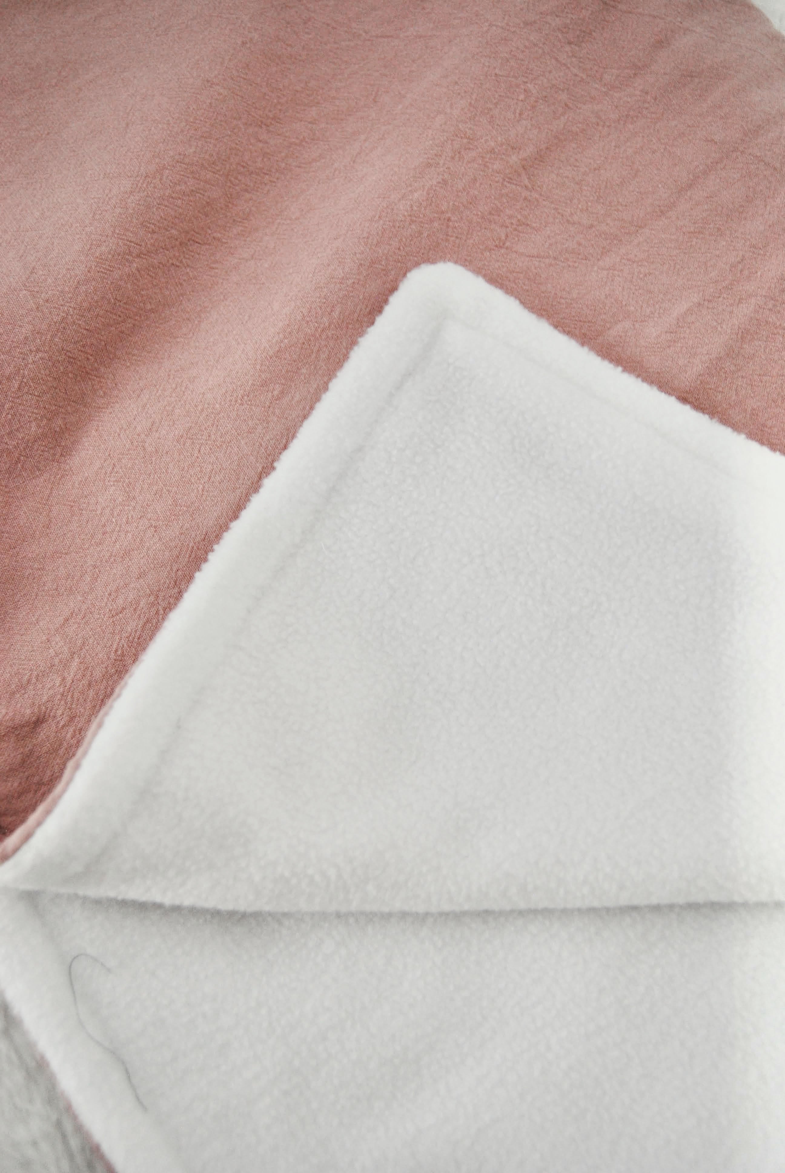 Fleece Baby Blanket Pink